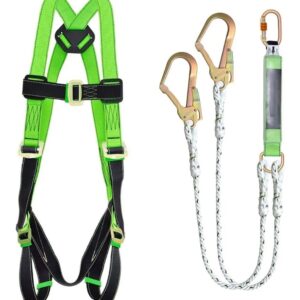 Safety Harness with Double Lanyard